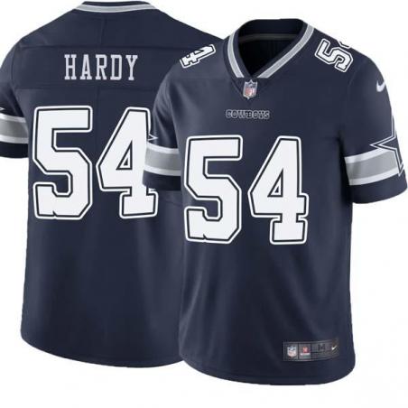 Navy Darryl Hardy Cowboys #54 Stitched American Football Jersey Custom Sewn-on Patches Mens Womens Youth