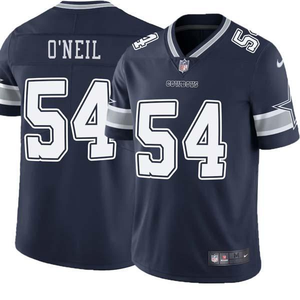 Navy Keith O'Neil Cowboys #54 Stitched American Football Jersey Custom Sewn-on Patches Mens Womens Youth