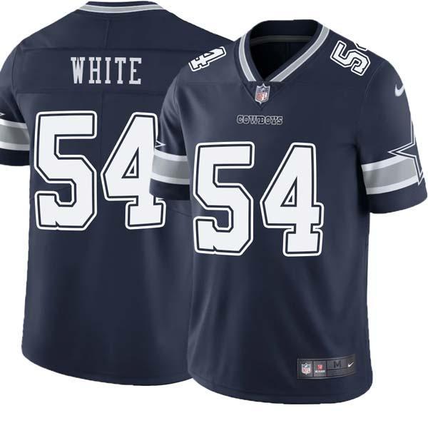 Navy Randy White Cowboys #54 Stitched American Football Jersey Custom Sewn-on Patches Mens Womens Youth
