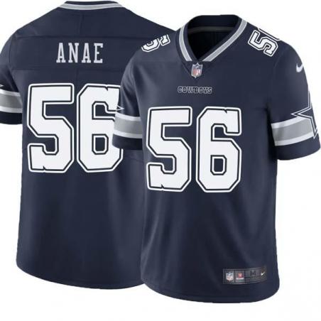 Navy Bradlee Anae Cowboys #56 Stitched American Football Jersey Custom Sewn-on Patches Mens Womens Youth