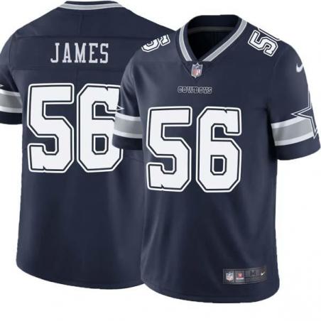 Navy Bradie James Cowboys #56 Stitched American Football Jersey Custom Sewn-on Patches Mens Womens Youth