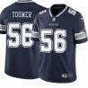 Navy Korey Toomer Cowboys #56 Stitched American Football Jersey Custom Sewn-on Patches Mens Womens Youth