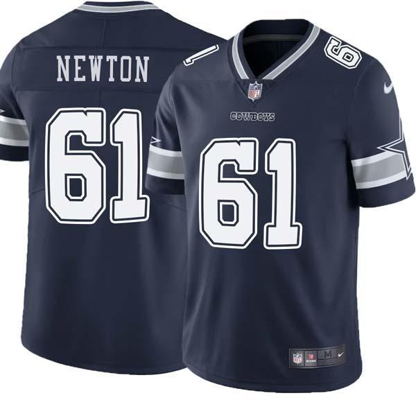 Navy Nate Newton Cowboys #61 Stitched American Football Jersey Custom Sewn-on Patches Mens Womens Youth