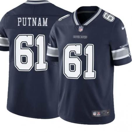 Navy Duane Putnam Cowboys #61 Stitched American Football Jersey Custom Sewn-on Patches Mens Womens Youth