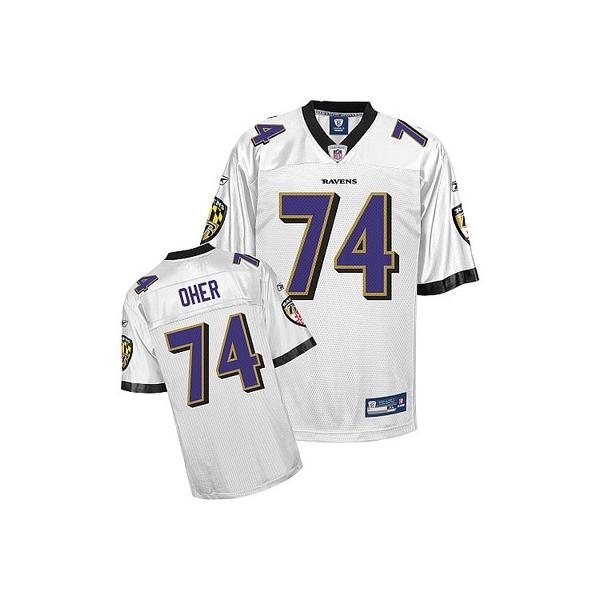Michael Oher Baltimore Football Jersey - Baltimore #74 Football Jersey(White)