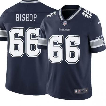 Navy Ken Bishop Cowboys #66 Stitched American Football Jersey Custom Sewn-on Patches Mens Womens Youth