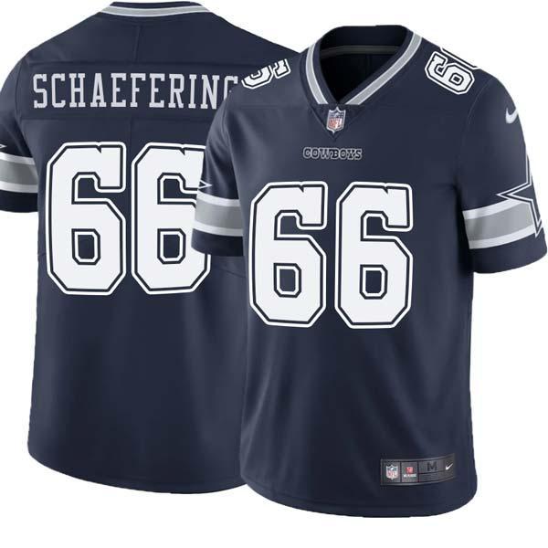 Navy Brian Schaefering Cowboys #66 Stitched American Football Jersey Custom Sewn-on Patches Mens Womens Youth