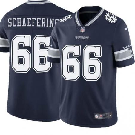 Navy Brian Schaefering Cowboys #66 Stitched American Football Jersey Custom Sewn-on Patches Mens Womens Youth