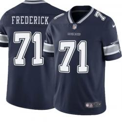 Navy Andy Frederick Cowboys #71 Stitched American Football Jersey Custom Sewn-on Patches Mens Womens Youth