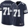 Navy Andy Frederick Cowboys #71 Stitched American Football Jersey Custom Sewn-on Patches Mens Womens Youth