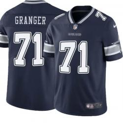 Navy Charley Granger Cowboys #71 Stitched American Football Jersey Custom Sewn-on Patches Mens Womens Youth