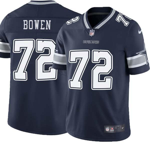 Navy Stephen Bowen Cowboys #72 Stitched American Football Jersey Custom Sewn-on Patches Mens Womens Youth