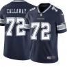 Navy Rob Callaway Cowboys #72 Stitched American Football Jersey Custom Sewn-on Patches Mens Womens Youth