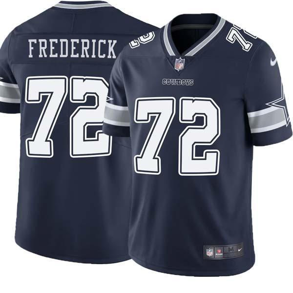 Navy Travis Frederick Cowboys #72 Stitched American Football Jersey Custom Sewn-on Patches Mens Womens Youth
