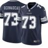 Navy Mackenzy Bernadeau Cowboys #73 Stitched American Football Jersey Custom Sewn-on Patches Mens Womens Youth