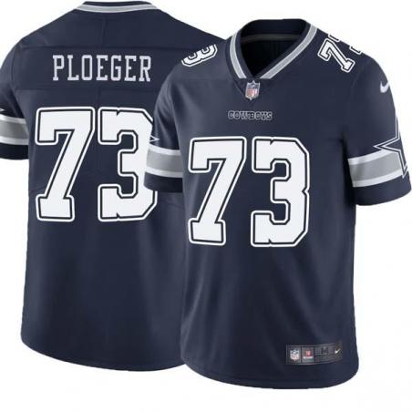 Navy Kurt Ploeger Cowboys #73 Stitched American Football Jersey Custom Sewn-on Patches Mens Womens Youth