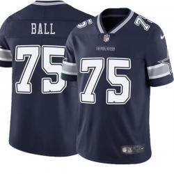 Navy Josh Ball Cowboys #75 Stitched American Football Jersey Custom Sewn-on Patches Mens Womens Youth