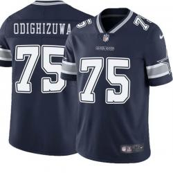 Navy Osa Odighizuwa Cowboys #75 Stitched American Football Jersey Custom Sewn-on Patches Mens Womens Youth