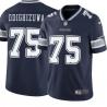 Navy Osa Odighizuwa Cowboys #75 Stitched American Football Jersey Custom Sewn-on Patches Mens Womens Youth