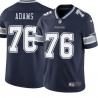 Navy Flozell Adams Cowboys #76 Stitched American Football Jersey Custom Sewn-on Patches Mens Womens Youth