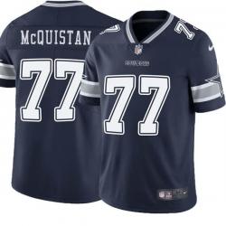 Navy Pat McQuistan Cowboys #77 Stitched American Football Jersey Custom Sewn-on Patches Mens Womens Youth