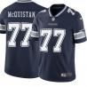 Navy Pat McQuistan Cowboys #77 Stitched American Football Jersey Custom Sewn-on Patches Mens Womens Youth