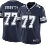 Navy Bruce Thornton Cowboys #77 Stitched American Football Jersey Custom Sewn-on Patches Mens Womens Youth
