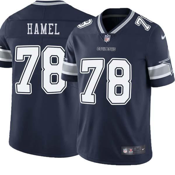 Navy Dean Hamel Cowboys #78 Stitched American Football Jersey Custom Sewn-on Patches Mens Womens Youth