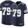 Navy John Hunt Cowboys #79 Stitched American Football Jersey Custom Sewn-on Patches Mens Womens Youth