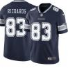 Navy Golden Richards Cowboys #83 Stitched American Football Jersey Custom Sewn-on Patches Mens Womens Youth