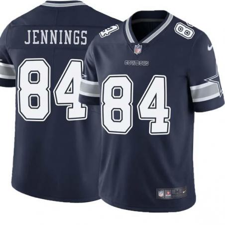 Navy Keith Jennings Cowboys #84 Stitched American Football Jersey Custom Sewn-on Patches Mens Womens Youth