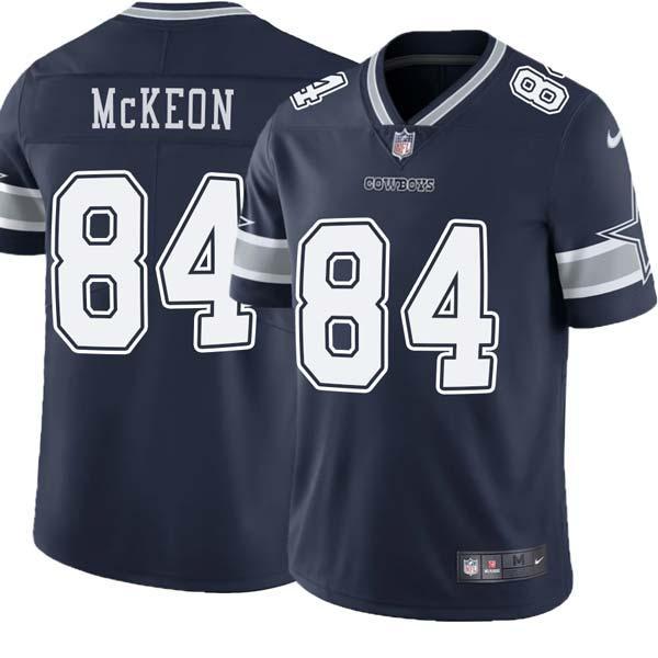 Navy Sean McKeon Cowboys #84 Stitched American Football Jersey Custom Sewn-on Patches Mens Womens Youth