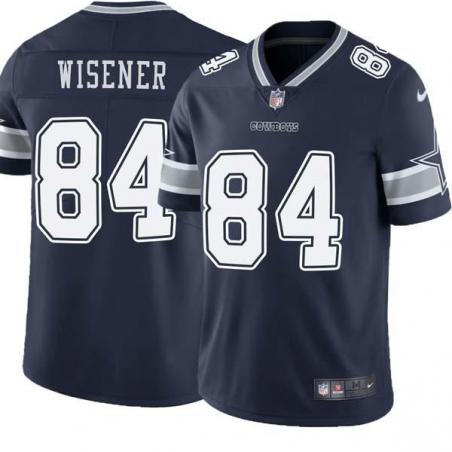Navy Gary Wisener Cowboys #84 Stitched American Football Jersey Custom Sewn-on Patches Mens Womens Youth
