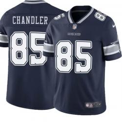 Navy Thornton Chandler Cowboys #85 Stitched American Football Jersey Custom Sewn-on Patches Mens Womens Youth