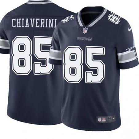 Navy Darrin Chiaverini Cowboys #85 Stitched American Football Jersey Custom Sewn-on Patches Mens Womens Youth
