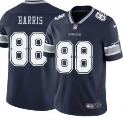 Navy Jackie Harris Cowboys #88 Stitched American Football Jersey Custom Sewn-on Patches Mens Womens Youth