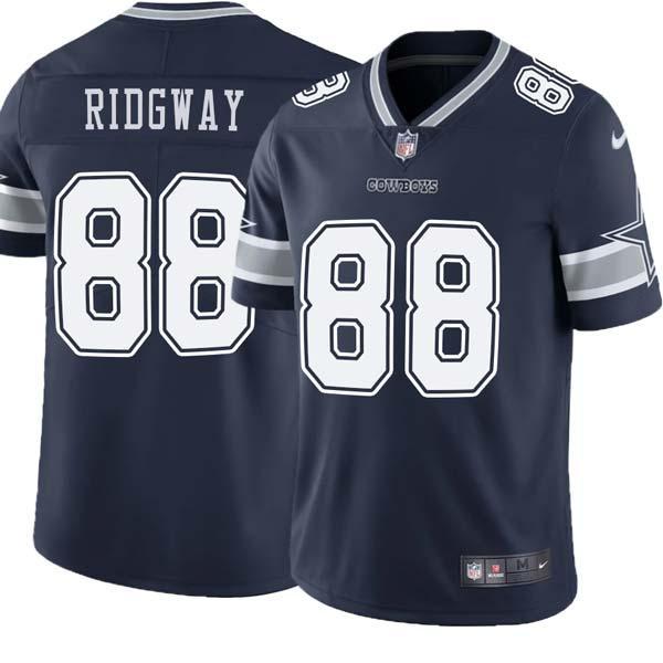 Navy Colin Ridgway Cowboys #88 Stitched American Football Jersey Custom Sewn-on Patches Mens Womens Youth