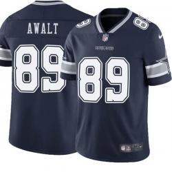 Navy Robert Awalt Cowboys #89 Stitched American Football Jersey Custom Sewn-on Patches Mens Womens Youth