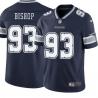Navy Ken Bishop Cowboys #93 Stitched American Football Jersey Custom Sewn-on Patches Mens Womens Youth