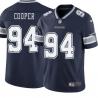 Navy Chris Cooper Cowboys #94 Stitched American Football Jersey Custom Sewn-on Patches Mens Womens Youth