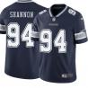 Navy Randy Shannon Cowboys #94 Stitched American Football Jersey Custom Sewn-on Patches Mens Womens Youth