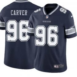 Navy Shante Carver Cowboys #96 Stitched American Football Jersey Custom Sewn-on Patches Mens Womens Youth