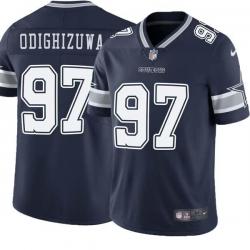 Navy Osa Odighizuwa Cowboys #97 Stitched American Football Jersey Custom Sewn-on Patches Mens Womens Youth