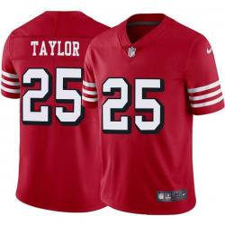 Red Throwback Rosey Taylor 49ers Jersey Custom Sewn-on Patches Mens Womens Youth