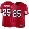 Red Throwback Rosey Taylor 49ers Jersey Custom Sewn-on Patches Mens Womens Youth