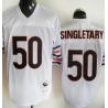 Mike Singletary Chicago Football Jersey - Chicago #50 Football Jersey(White Throwback)