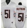 White Throwback Dick Butkus Chicago Bears #51 Jersey