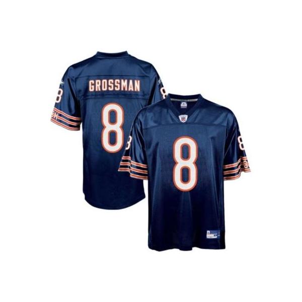 Rex Grossman Chicago Football Jersey - Chicago #8 Football Jersey(Navy)