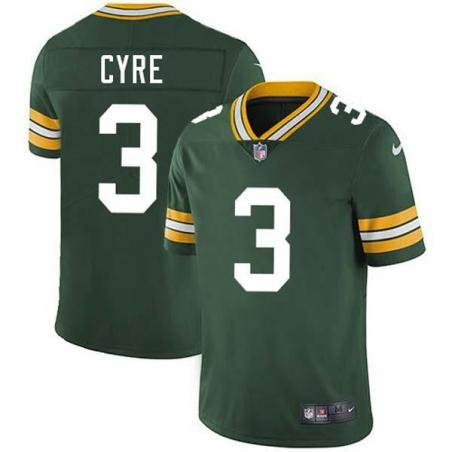 Green Hector Cyre Packers Jersey Custom Sewn-on Patches Mens Womens Youth