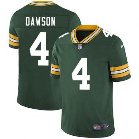 Green Dale Dawson Packers Jersey Custom Sewn-on Patches Mens Womens Youth